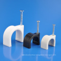 8mm White Color Round Cable Clip
